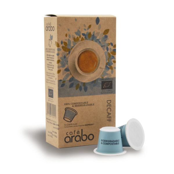 cafe capsulas nespresso organico descafeinado caja10