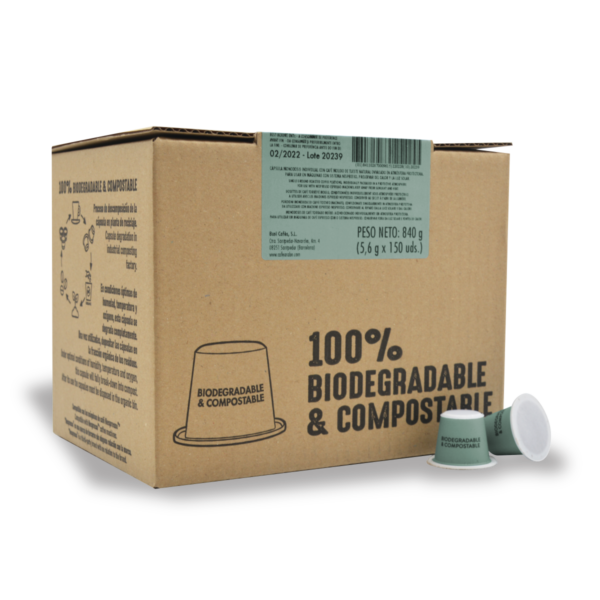 cafe capsulas nespresso organico ecologico caja150