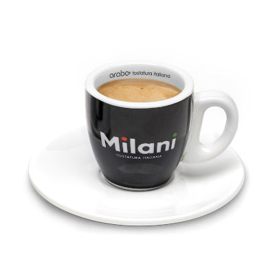 taza cafe en grano milani tueste tostado italiano arabo coffee roasters