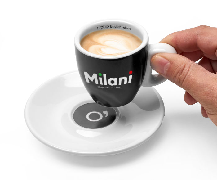 taza platillo cafe en grano milani tueste tostado italiano premium arabo coffee roasters